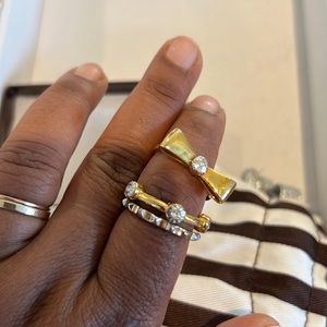 Set of three ring, size 7 from Henri Bendel nyc